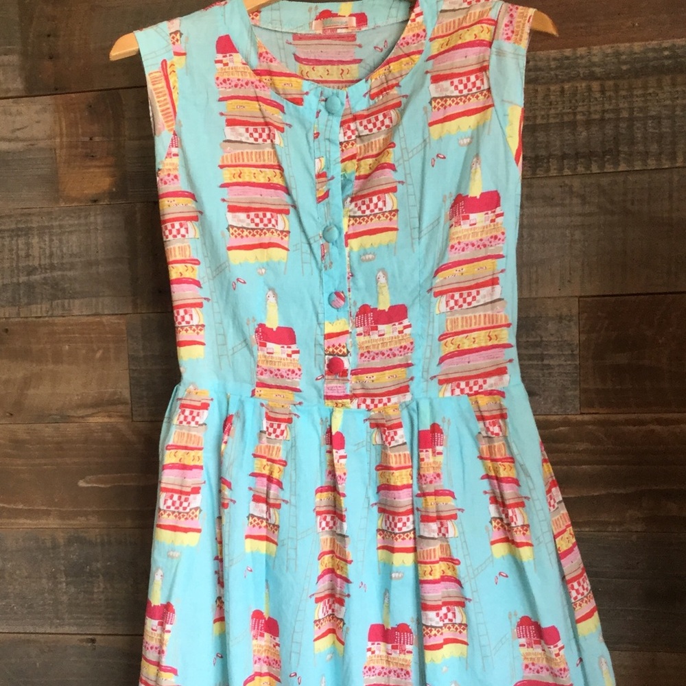 💕 HP💕 Princess & the Pea Print Dress - Picture 4 of 8